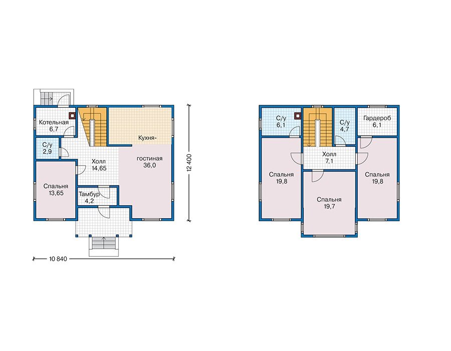 Проект дома Plans-90-17 (163 кв.м, каркас (доска 150х50)) - фотография № 3