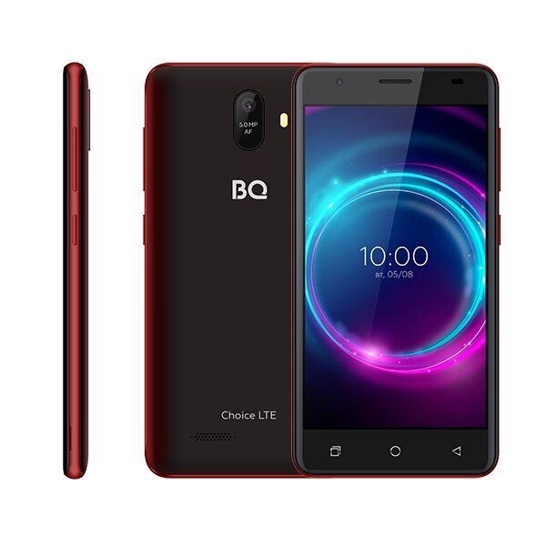 Смартфон BQ 5046L Choice LTE Wine Red, 2/16Gb