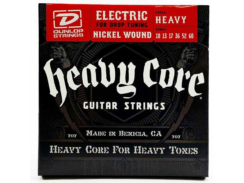 Струны Dunlop DHCN1060-6 Heavy Core 10-60 для электрогитары