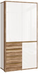 Николь-Люкс (08) шкаф для одежды с ящиками 2-х дверный (правый)