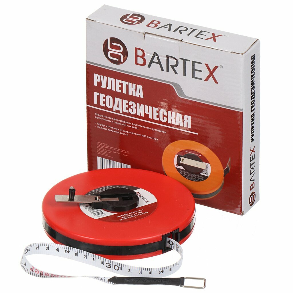 Рулетка геодезическая Bartex, 30 м - фотография № 3