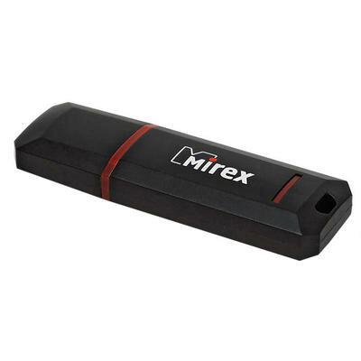 Флешка Mirex KNIGHT BLACK, 16 Гб, USB2.0, чт до 25 Мб/с, зап до 15 Мб/с, черная Mirex 2891031