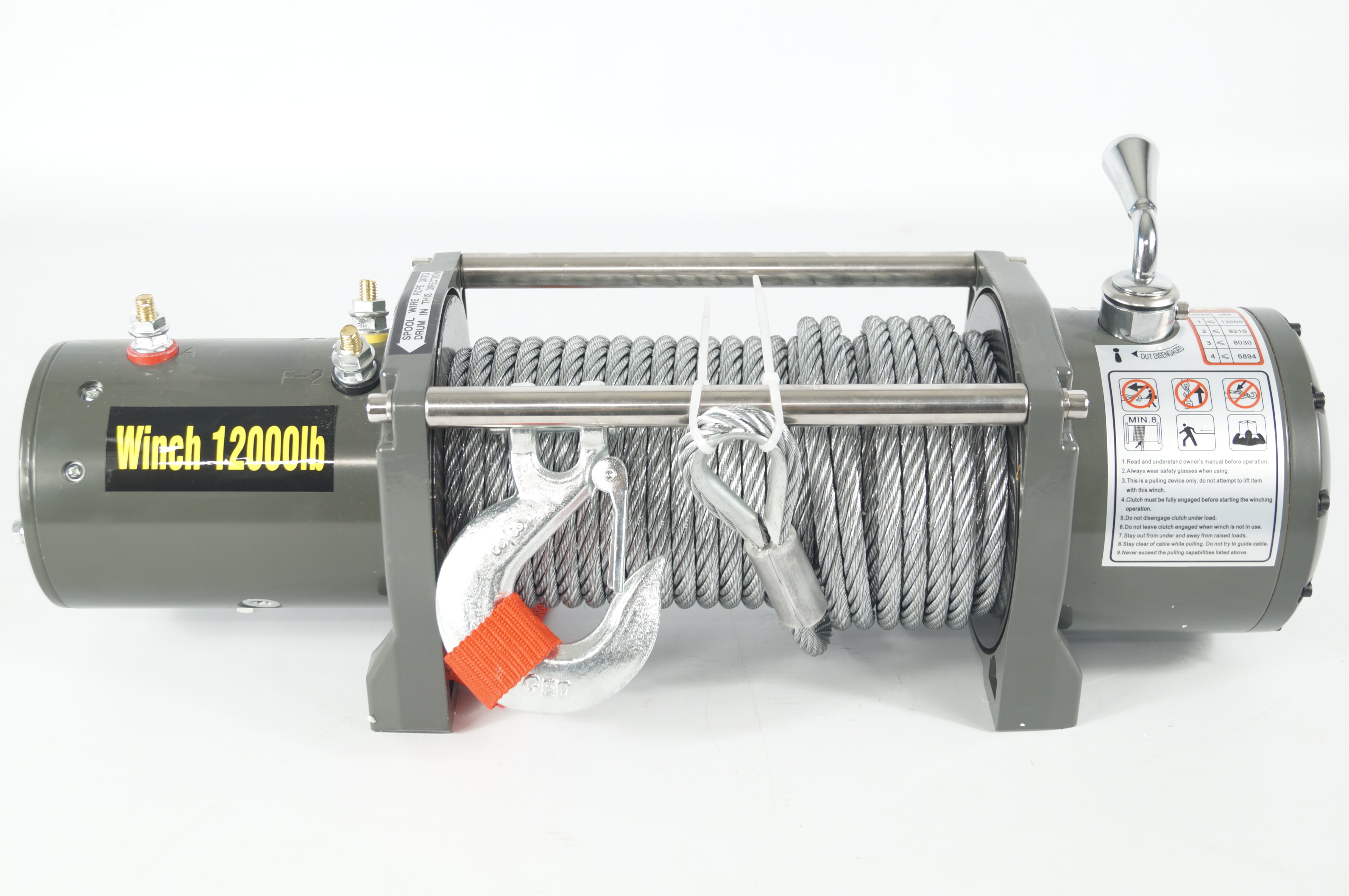   12V Electric Winch 12000lbs. 5443 .   ,  .