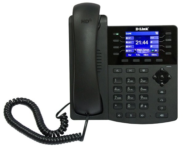 D-Link IP-телефон с цветным дисплеем, 1 WAN-портом 10/100Base-TX и 1 LAN-п DPH-150S/F5B