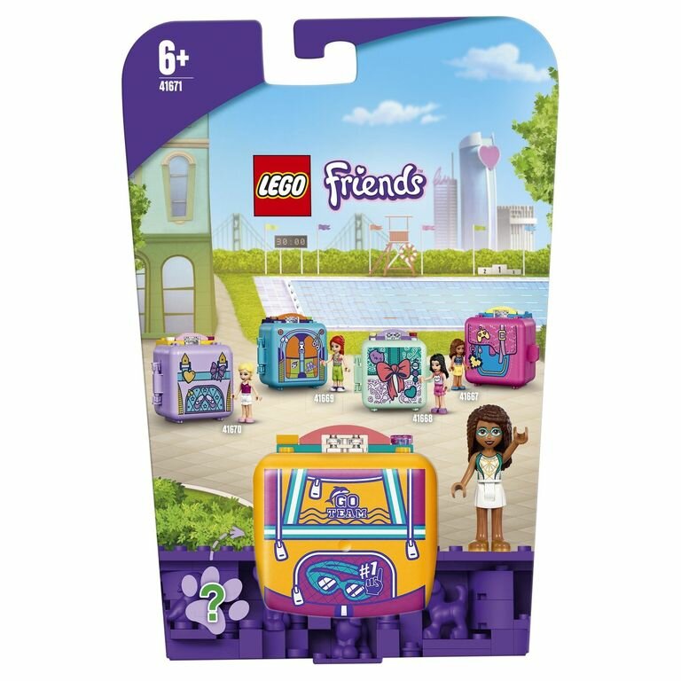 LEGO Friends Конструктор Кьюб Андреа для плавания, 41671