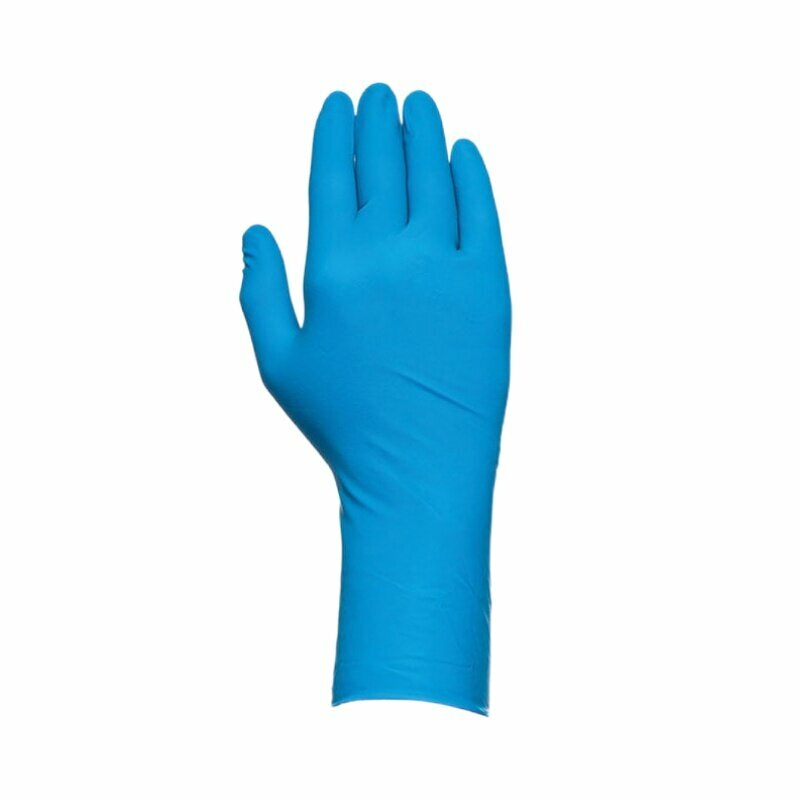 Голубые нитриловые перчатки Dry Monster M