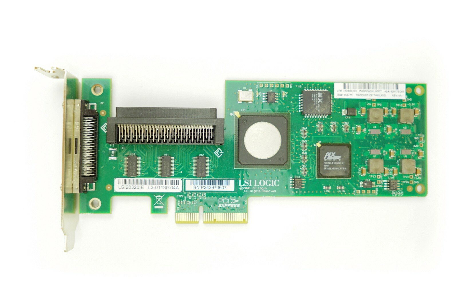 Raid-контроллер HP SC11Xe Ultra320 Single Channel PCIe x4 SCSI HBA w/FH bracket [412911-B21]
