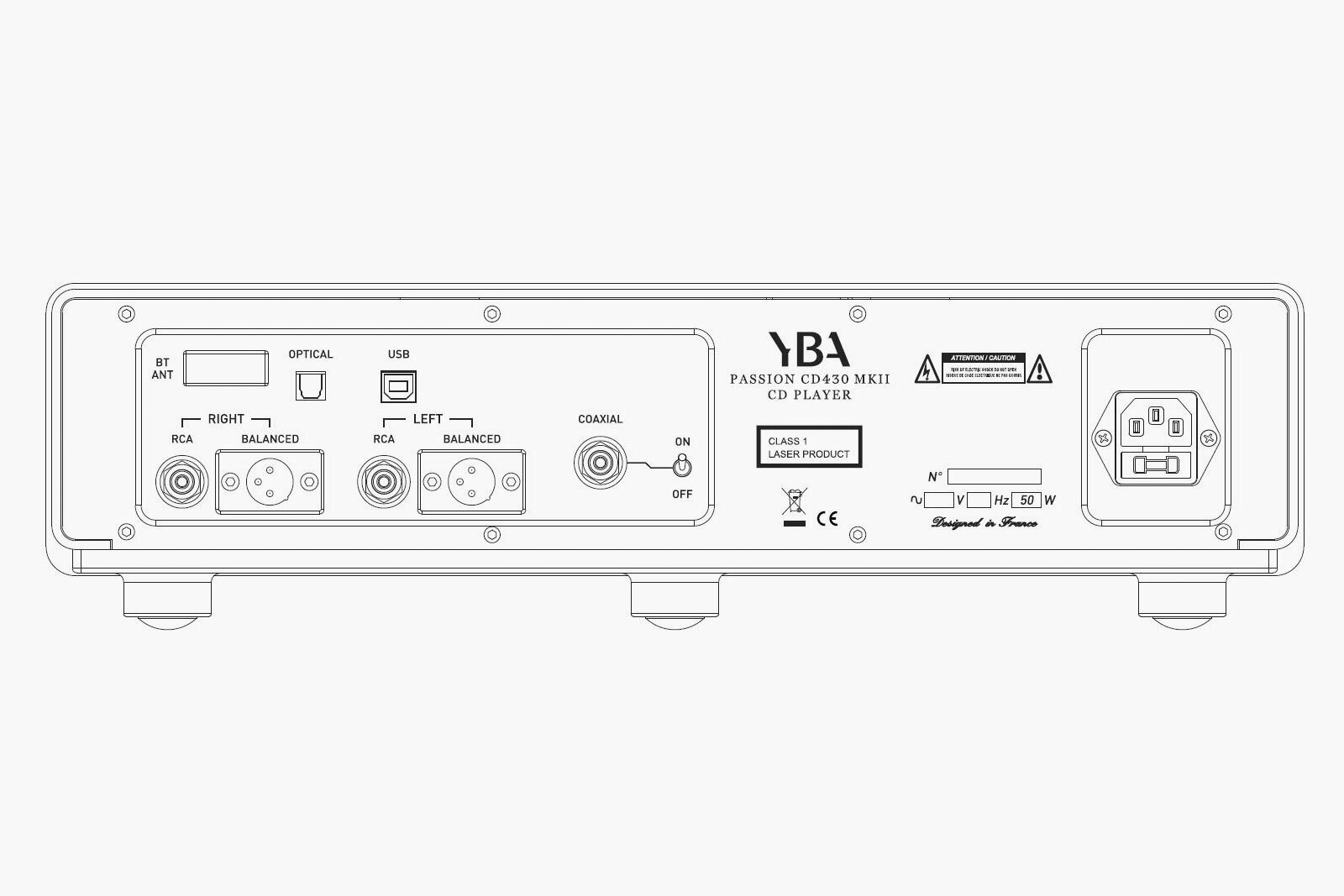 CD-проигрыватель YBA Passion CD430