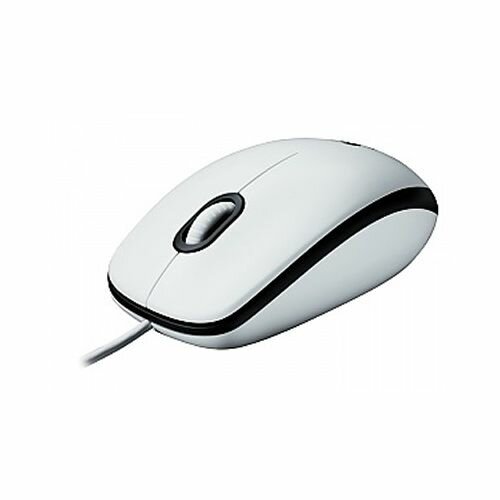  Logitech B100 910-003360 white, USB, 800dpi