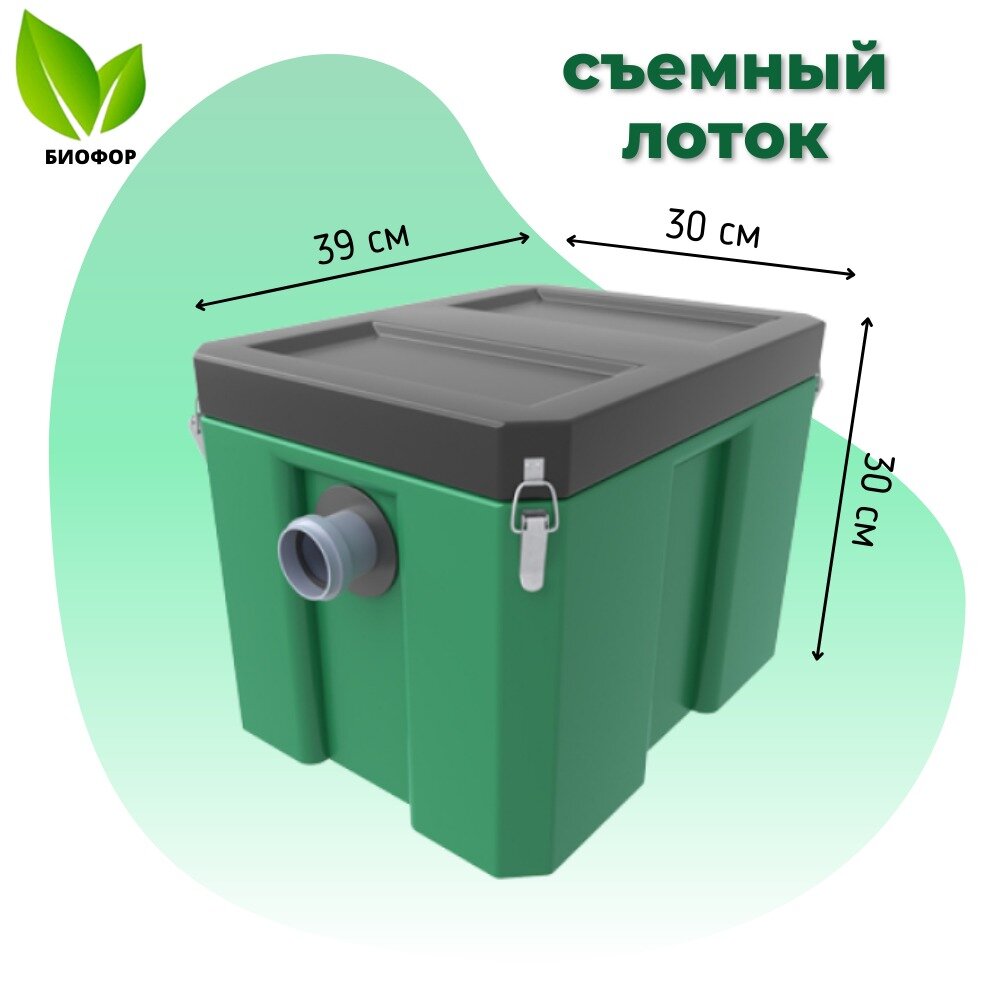 Жироуловитель Биофор Профи 0,35-20 под мойку.Съёмная камера. - фотография № 1