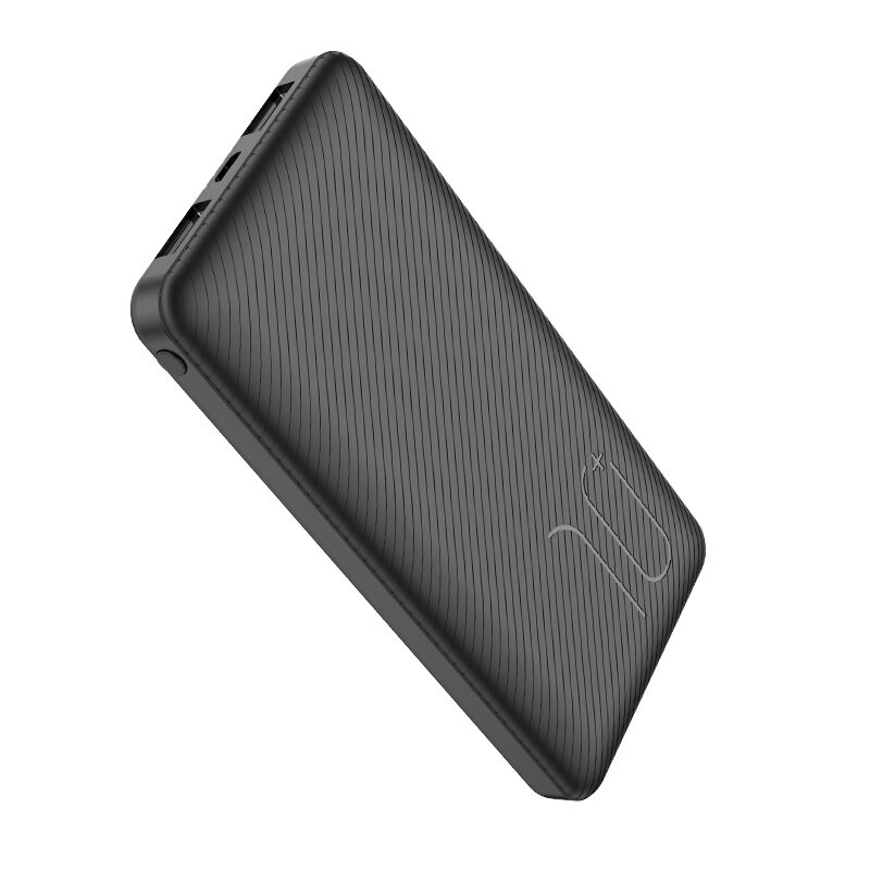 Внешний АКБ BOROFONE BT28 Beneficial Mobile 10000mAh, 2хUSB, 2A, LED, Li-Pol (черный)