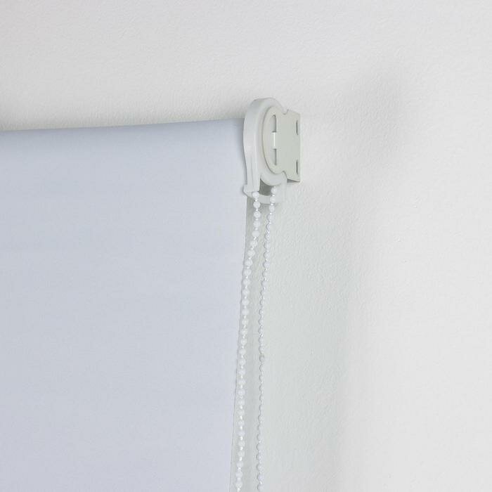 Штора рулонная «Тропики», блэкаут, 120×200 см, цвет белый - фотография № 4