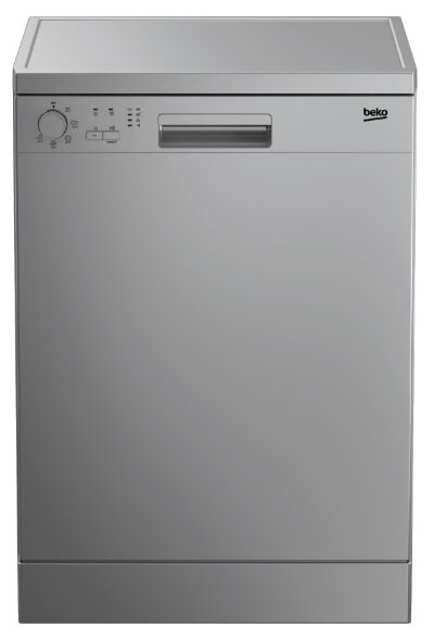 Beko Посудомоечная машина Beko DFN05W13S, 60 см, A, AquaStop, серебристый