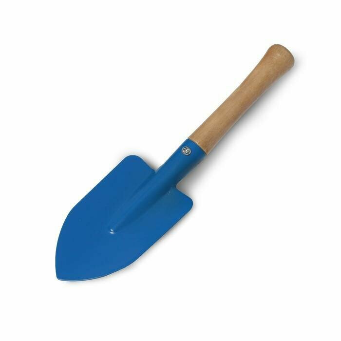 Набор садового инструмента, 3 предмета: грабли, совок, лопатка, длина 20 см, деревянная ручка - фотография № 2
