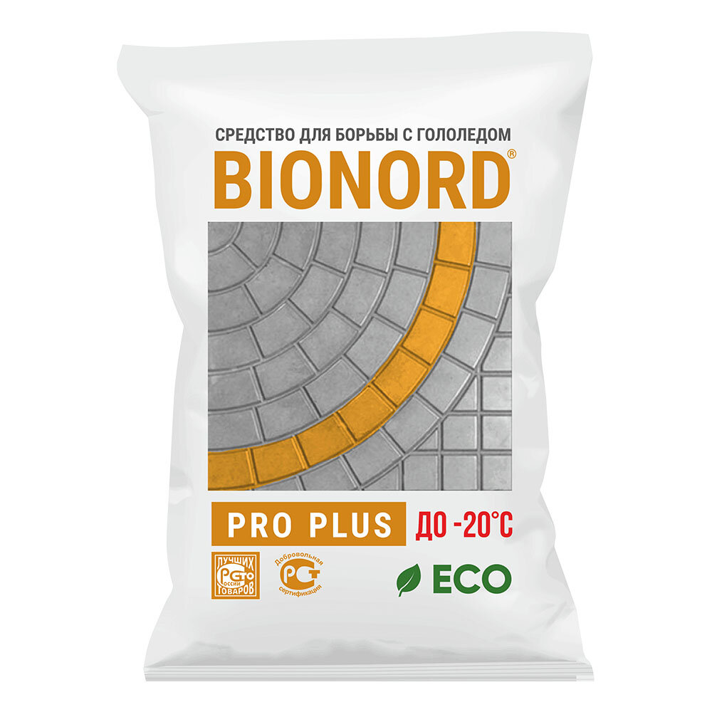 Bionord Pro Plus Реагент противогололедный -20 °С 23 кг