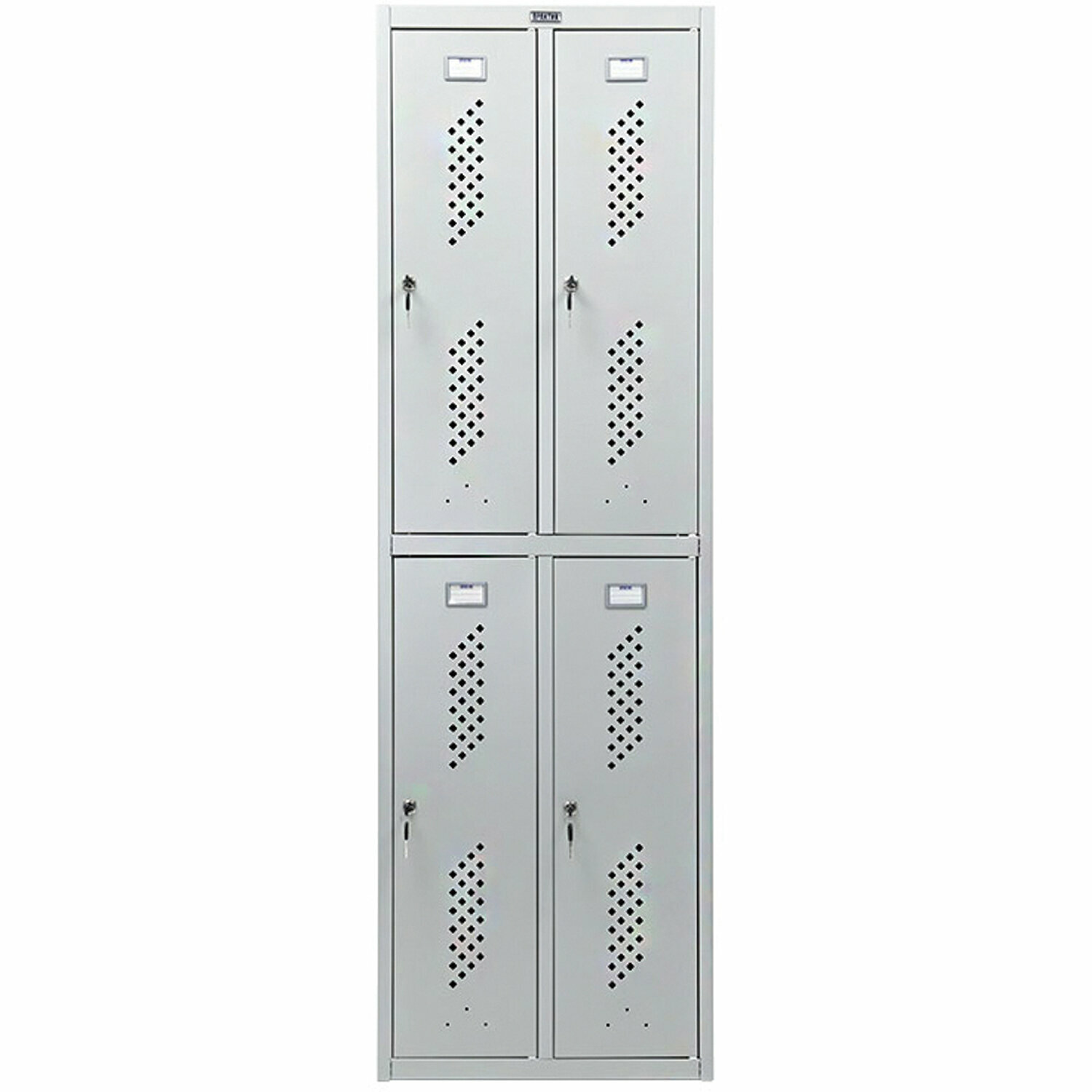 Шкаф металлический для одежды практик "LS-22", четырехсекционный, 1830х575х500 мм, 30 кг - фотография № 4