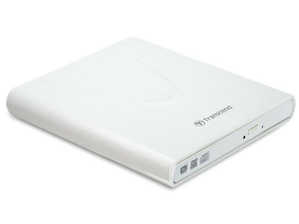 Внешний привод DVD±RW Transcend TS8XDVDS-W USB 2.0 белый Retail