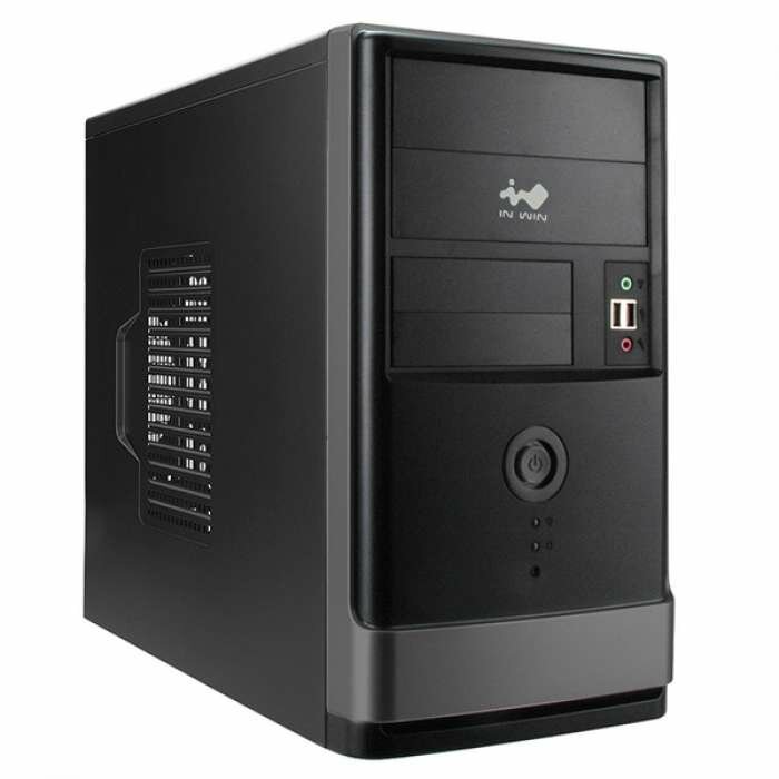 Корпус Mini Tower InWin EMR002 Black/Graphite 500W RB-S500HQ7-0 U2.0*2+A(HD) mATX