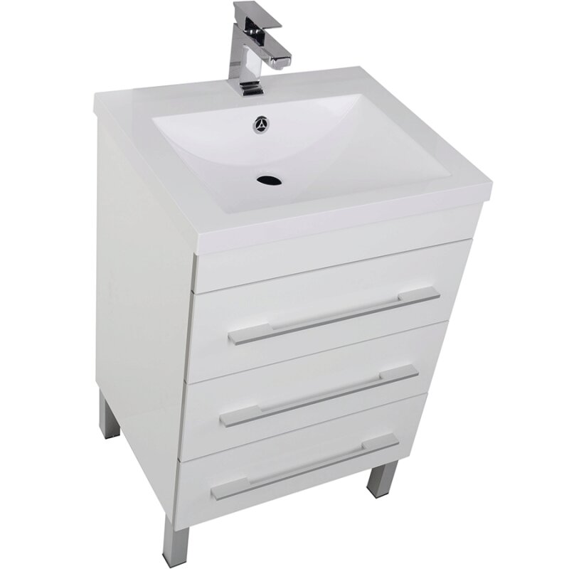 Комплект мебели для ванной Aquanet Верона 58 230310 Белый - фотография № 2