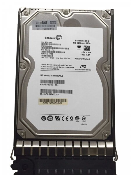 Жесткий диск HP 482483-004 1Tb SATAII 3,5" HDD