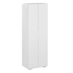 Шкаф 2х ств кеос с выдвижной штангой, 600х400х1800, Белый - изображение