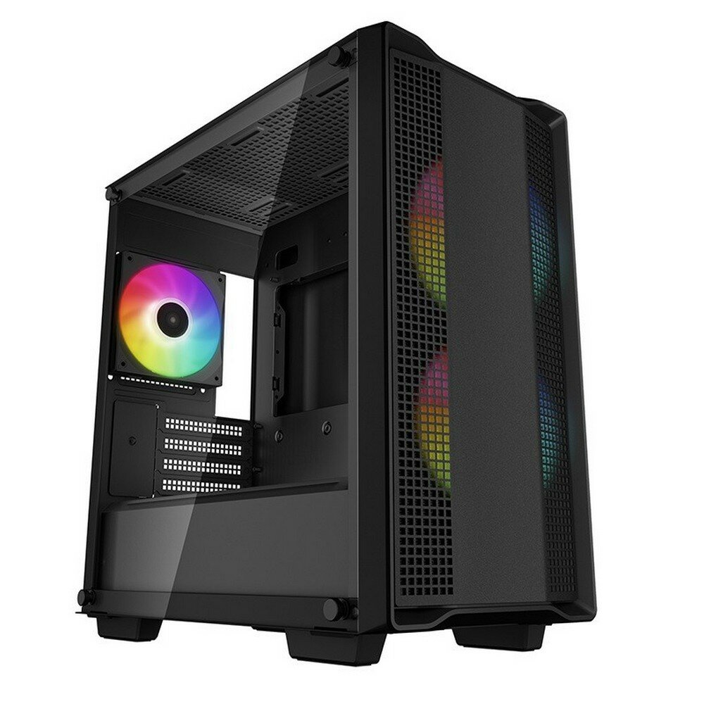 Корпус MiniTower Deepcool CC360 WH ARGB black (mATX без БП ARGB USB3.0 Type-A+USB2.0 Type-A) (R-CC360-BKAPM3-G-1)