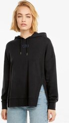 Худи PUMA HER Hoodie TR 58951901 женская, цвет чёрный, размер XS