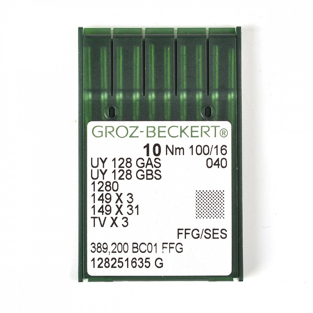 Иглы для швейной машины Groz-Beckert №100, 10 шт (705082)