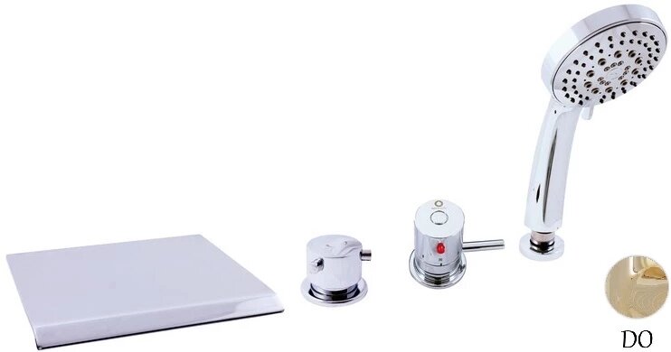 Смеситель на борт ванны термостатический Rav Slezak Dunaj DT274.5PZ