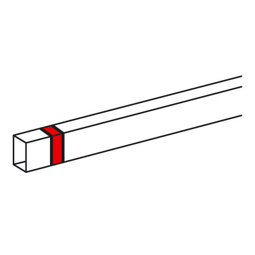 Накладка на стык 40x16мм | код. 638156 | LEGRAND ( 1шт. )