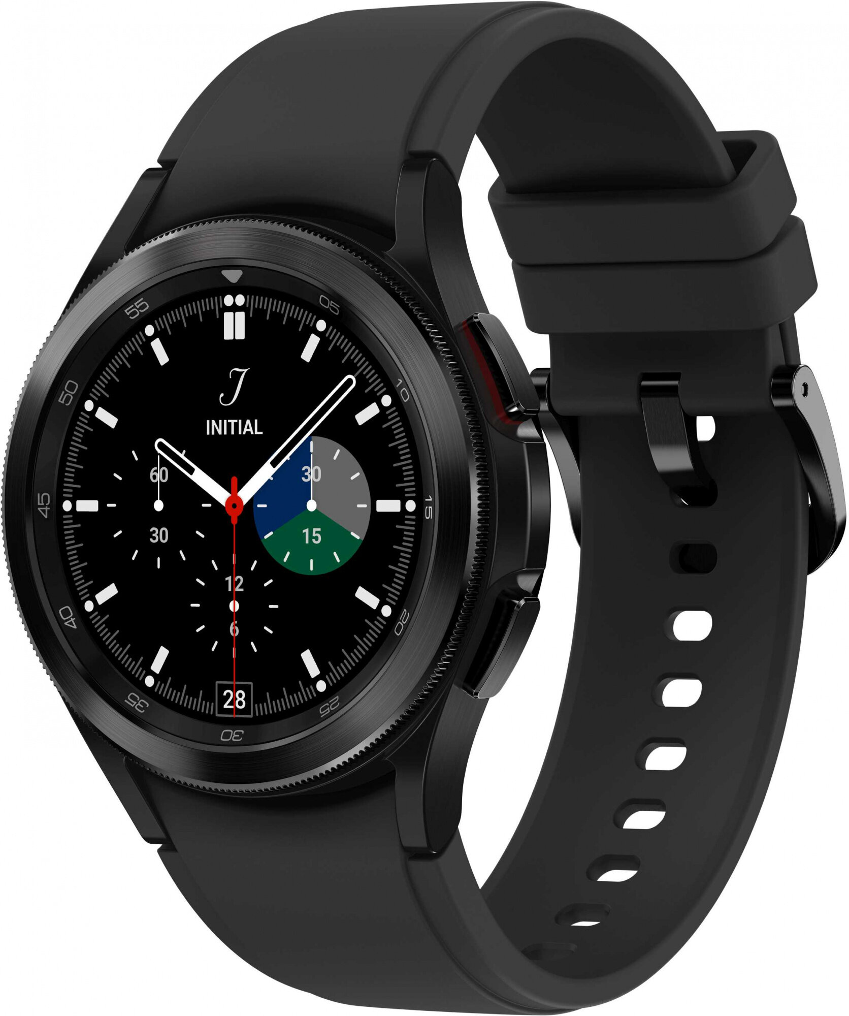 Смарт-часы Samsung Galaxy Watch 4 Classic, 42мм, 1.2", черный / черный [sm-r880nzkacis]