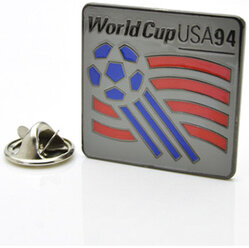 Значок FC чемпионат мира по футболу 1994 (США) эмблема серая