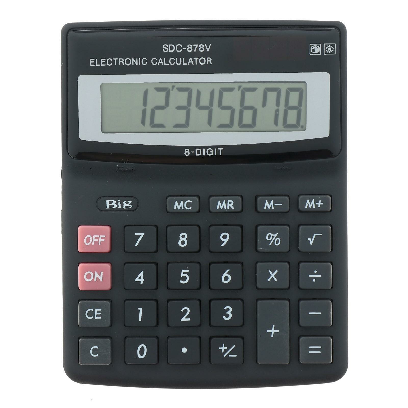 Калькулятор настольный 8 - разрядный SDC - 878V (1шт.)