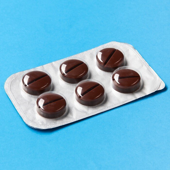 Шоколадные таблетки в коробке "Грудьрастин", 6 таблеток, 24 г../В упаковке шт: 1 - фотография № 2