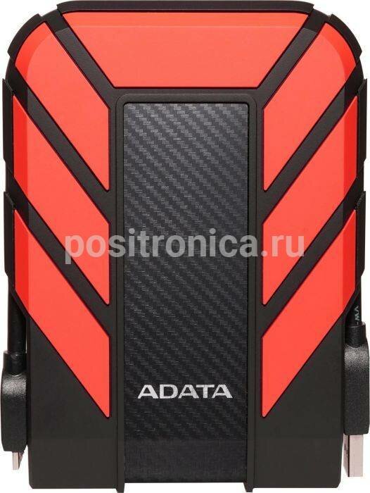 Внешний жесткий диск 2Tb A-Data DashDrive Durable HD710Pro черный/красный USB 3.0 (ahd710p-2tu31-crd)