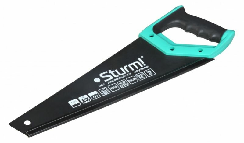Ножовка по дереву STURM! , 350мм, тефлоновое покрытие, 7TPI, 3D, 1060-62-350