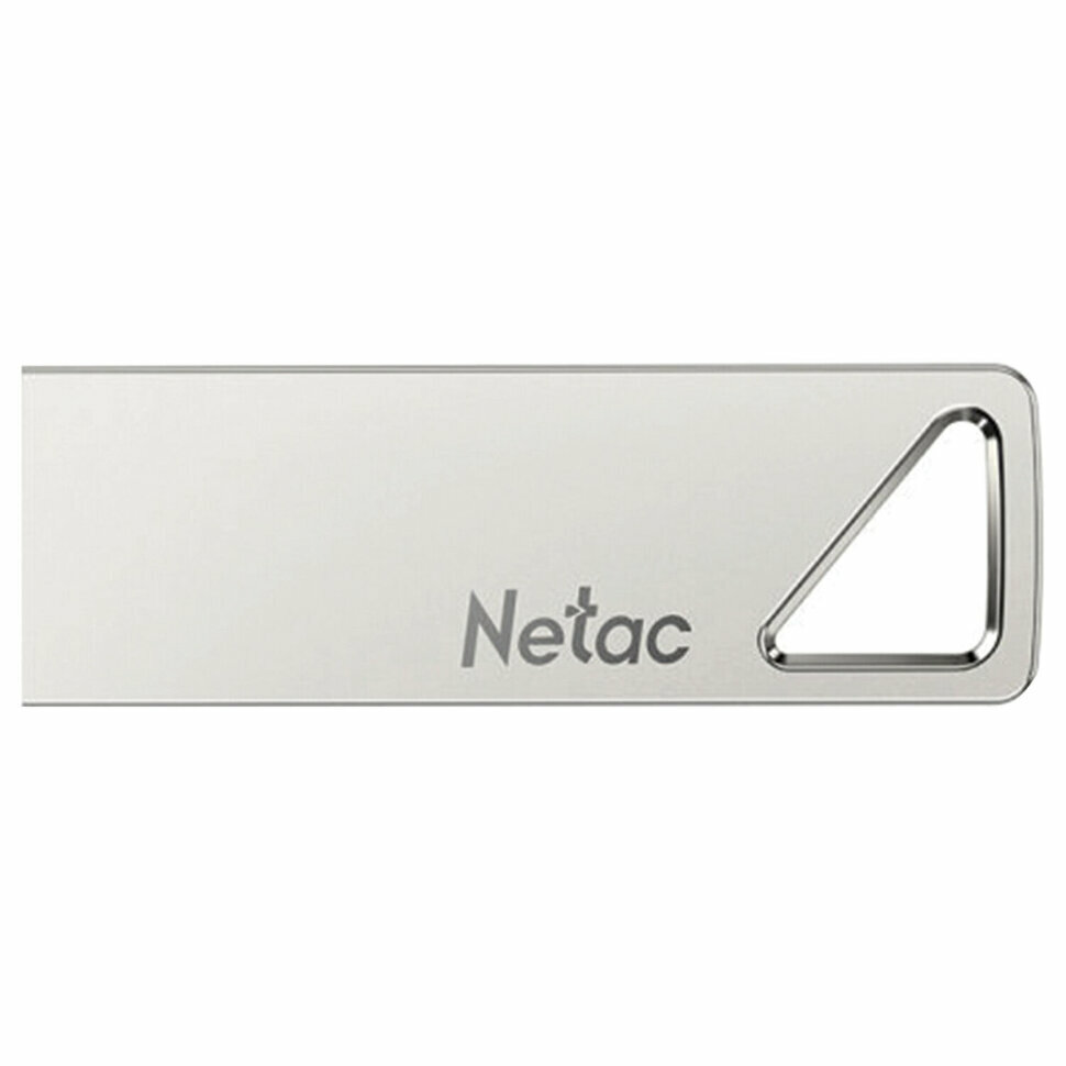 Флеш-диск 16GB NETAC U326, USB 2.0, металлический корпус, серебристый, NT03U326N-016G-20PN, 513710