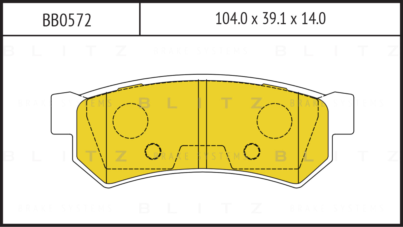 Колодки тормозные дисковые задние CHEVROLET Lacetti/Nubira 05-