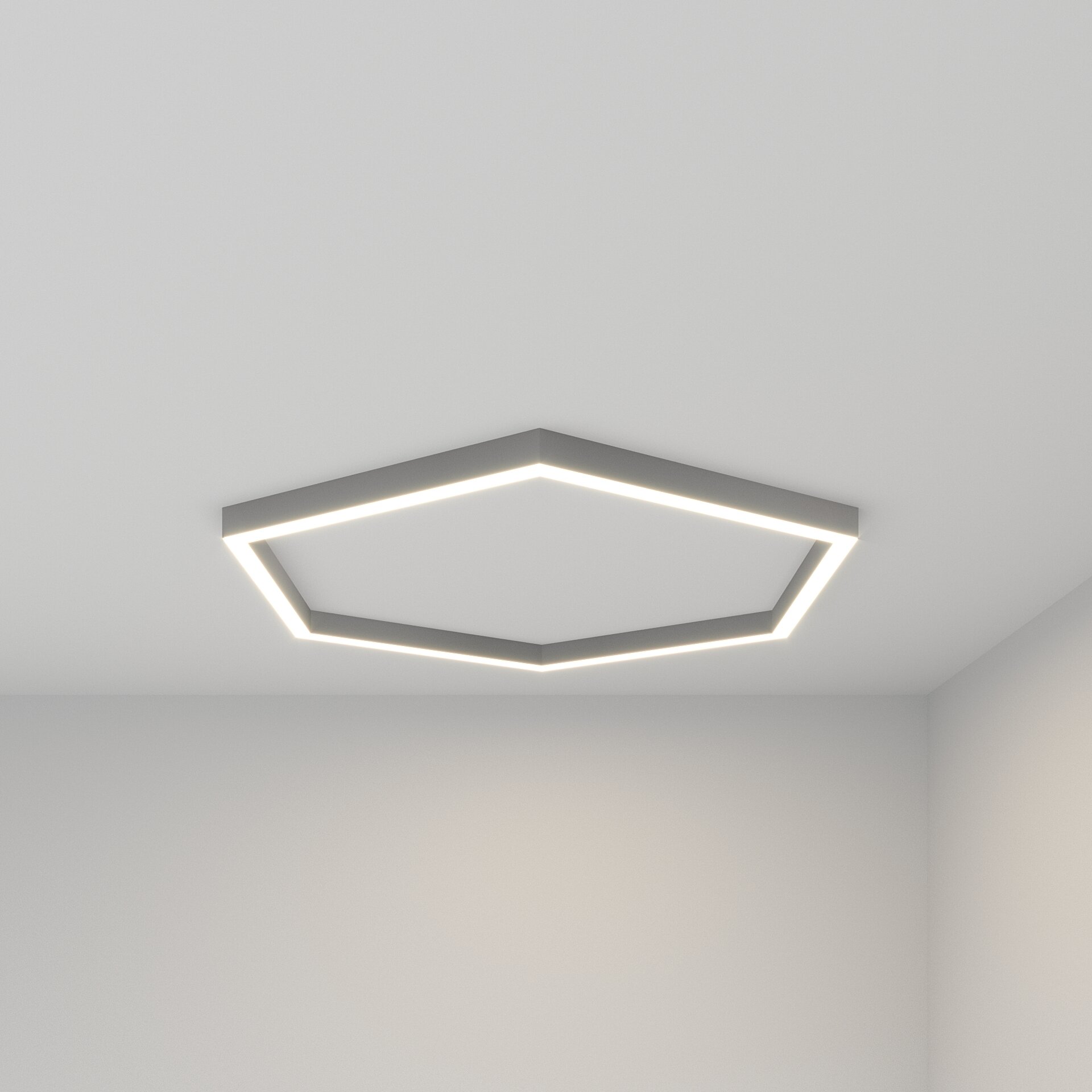 Светильник светодиодный профильный подвесной LEDSD HEXAGON LINE-1460 - фотография № 8