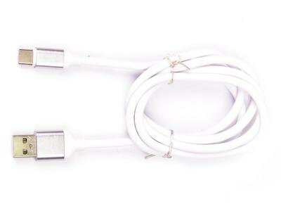 Harper Силиконовый Кабель для зарядки и синхронизации USB - USB type-C , SCH-730 white (1м, способны .