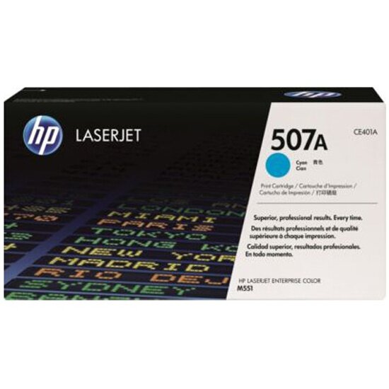 Картридж HP CE401A голубой 507A для Enterprise 500 color M551