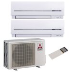 Мульти сплит система/один внешний/ два внутрених Mitsubishi Electric MXZ-2D33VA/MSZ-SF20VA/MSZ-SF20VA - изображение