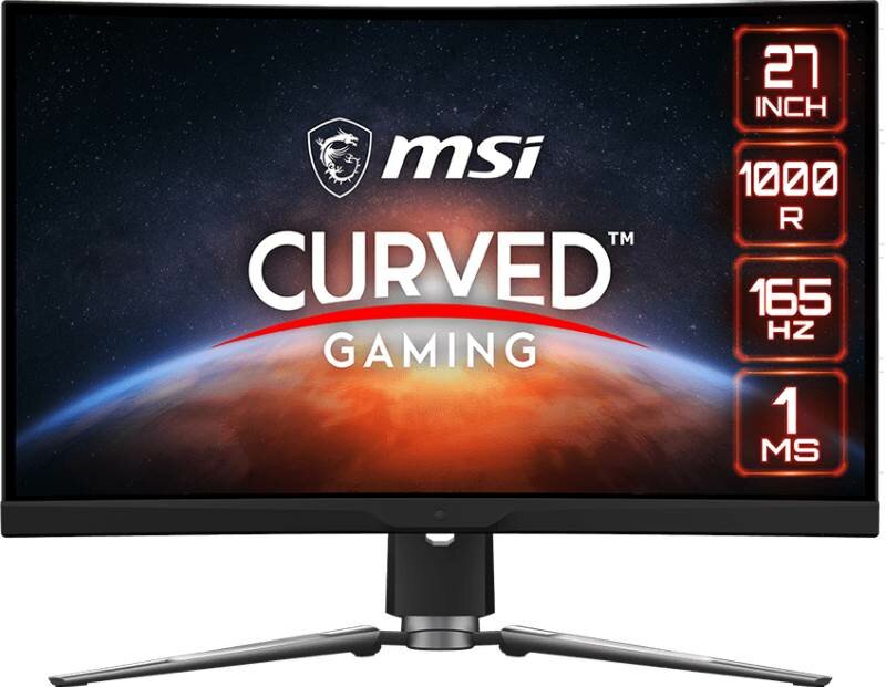 Монитор MSI 27"(2560x1440) MSI ARTYMIS 273CQR 9S6-3CC05T-008/матрица VA Матовая / Регулировка высоты