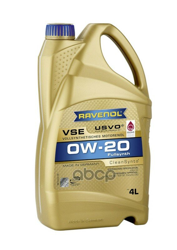 Ravenol Моторное Масло Ravenol Vse Sae 0w-20 (4л)