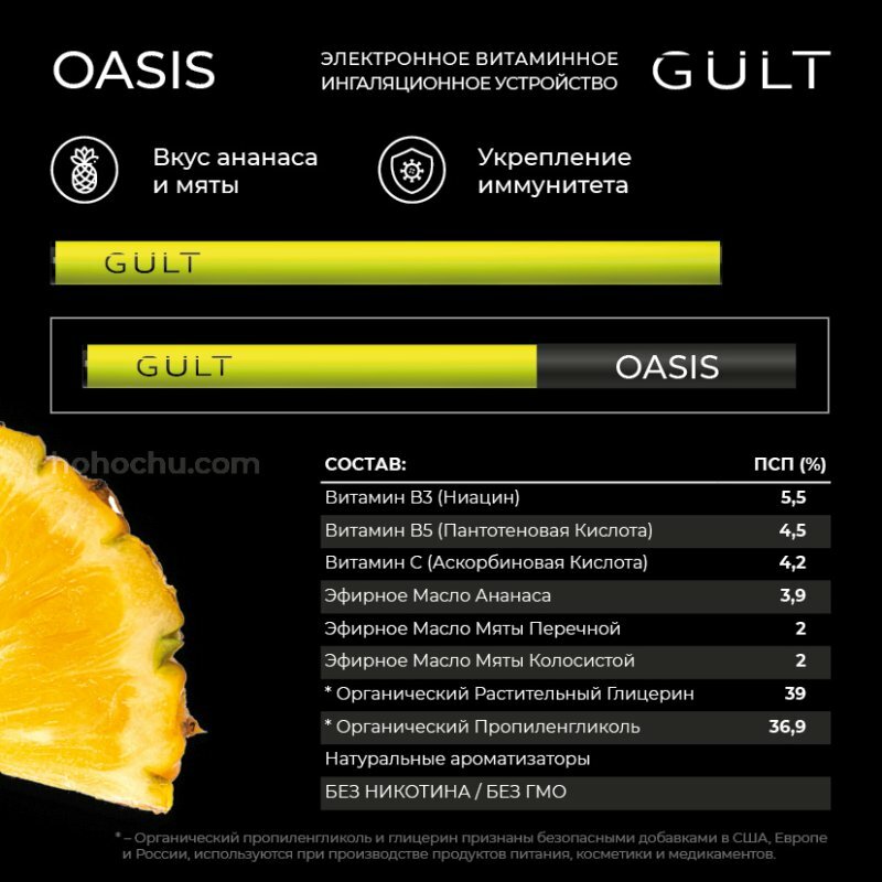 Витаминный ингалятор GULT OASIS