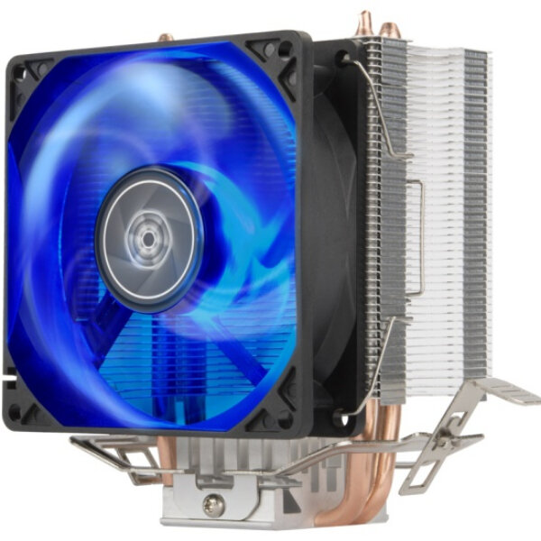 Кулер универсальный Silverstone SST-KR03 Kryton CPU Cooler, excellent cooling and low noise, silent hydraulic bearing 92mm blue LED fan, universal Soc