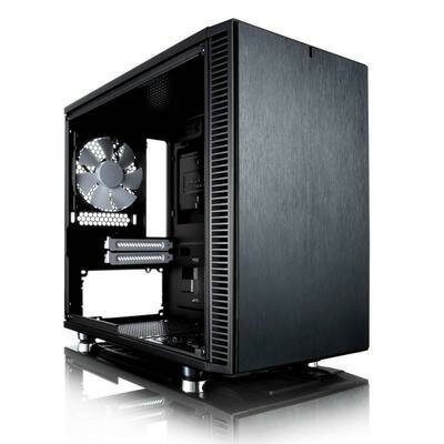 Корпус Fractal Design Define Nano S Window черный без БП miniITX 4x120mm 3x140mm 2xUSB3.0 audio bott