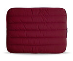 Чехол Bustha Puffer Sleeve Nylo/Leather для Macbook Pro 15/Pro 16, цвет малиновый - изображение