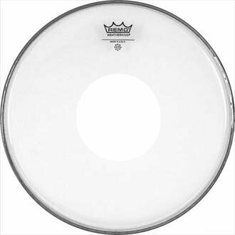 REMO CS-0312-00 Batter, Controlled Sound, White Dot, Clear 12" пластик