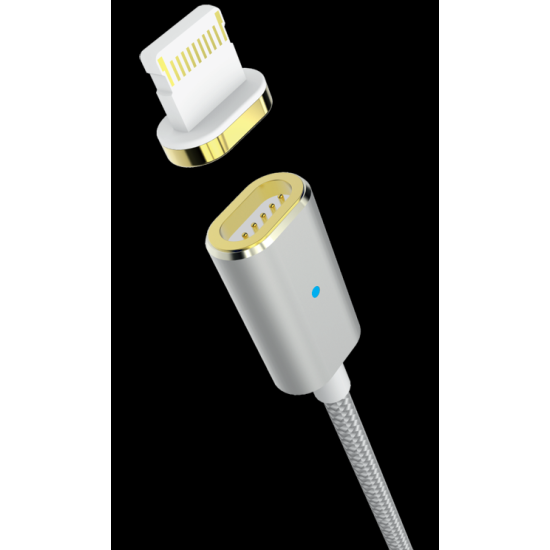 Кабель PARTNER USB 2.0 - Lightning, 1m, нейлон